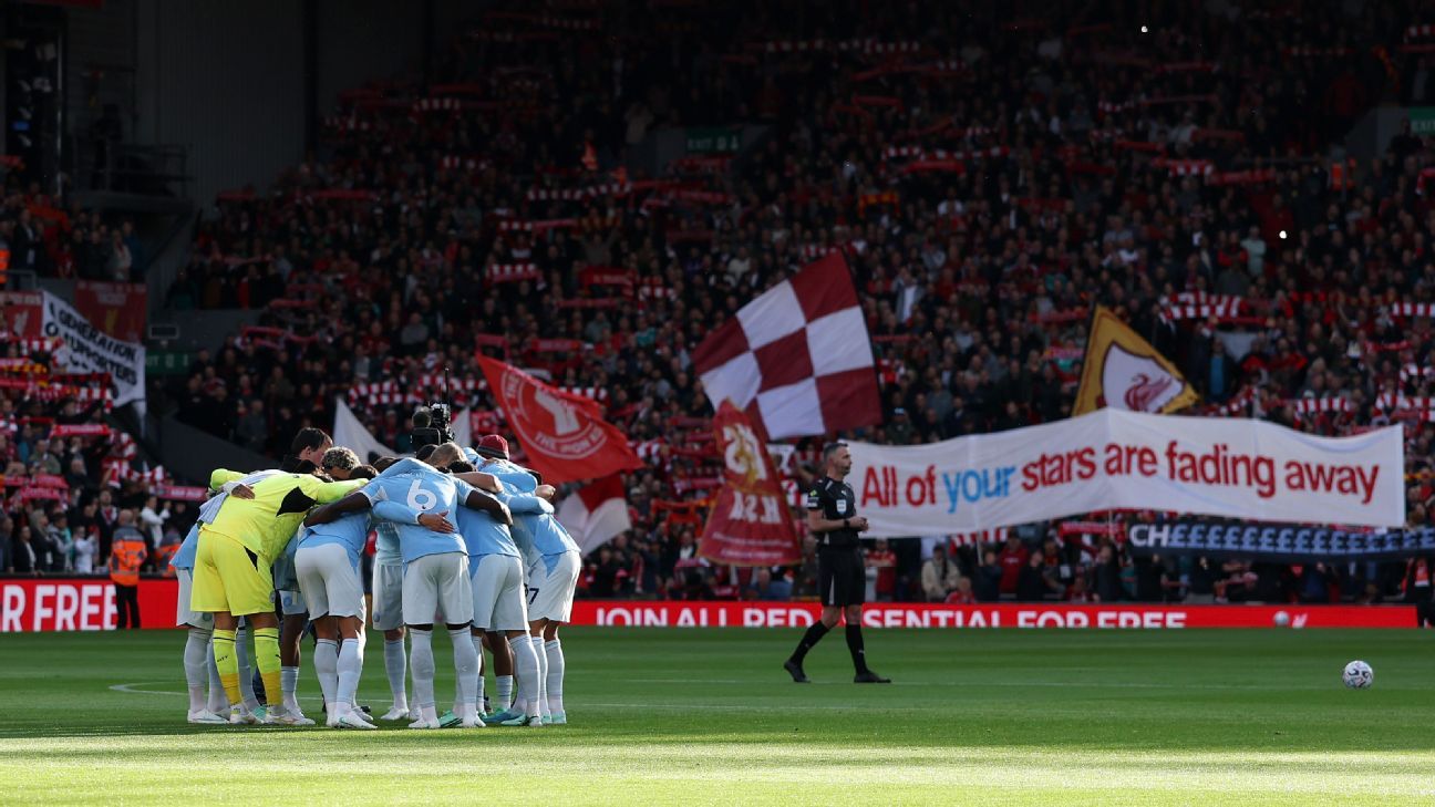 The Premier League's new villains: Anfield gives Man City a taste of what's to come