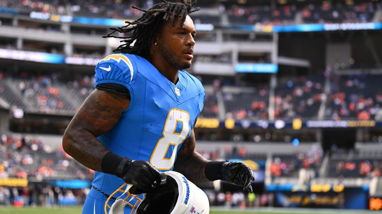 'There's only one ball': Why Chargers RB Omarion Hampton's snap count is decreasing