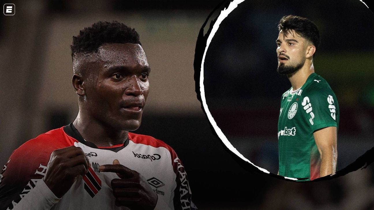 Viveros has 21 Brasileirão goals ahead of Athletico-PR-Palmeiras match