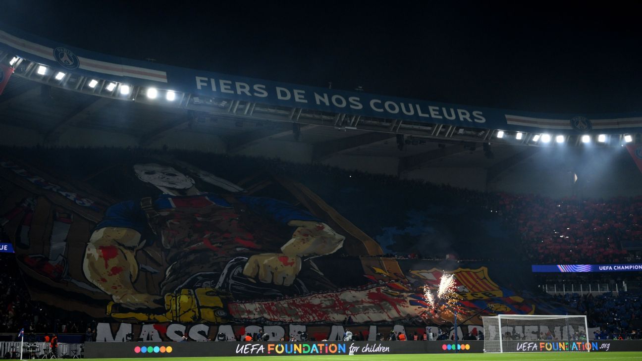 Fuentes: El Barcelona denuncia al PSG ante la UEFA por un mosaico "agresivo"