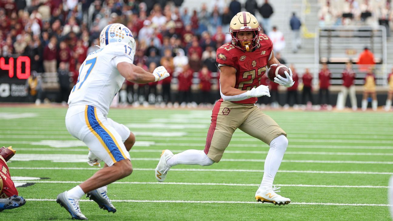 Sources: Boston College loses top RB Dickens for rest of season