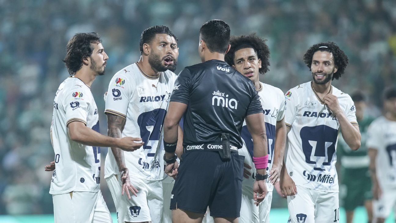 Pumas protesta formal por el arbitraje ante Santos