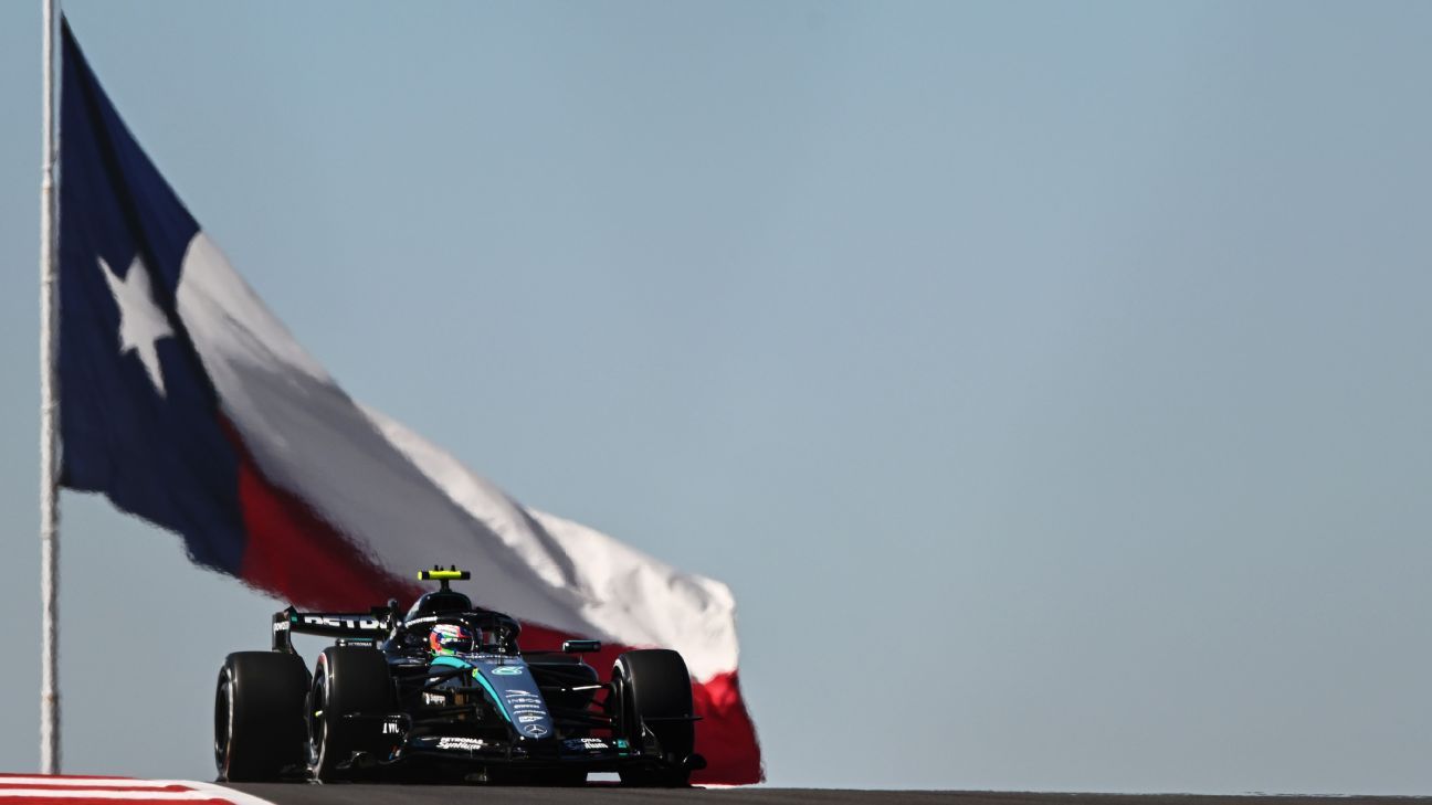 Kimi Antonelli takes pole for the United States Grand Prix