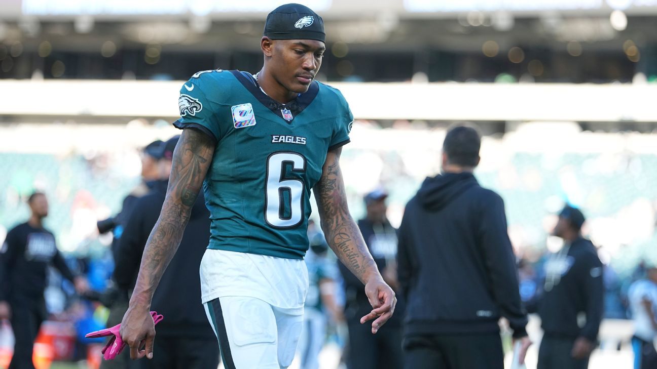 Eagles Rule Out DeVonta Smith and Dontayvion Wicks Against Cowboys