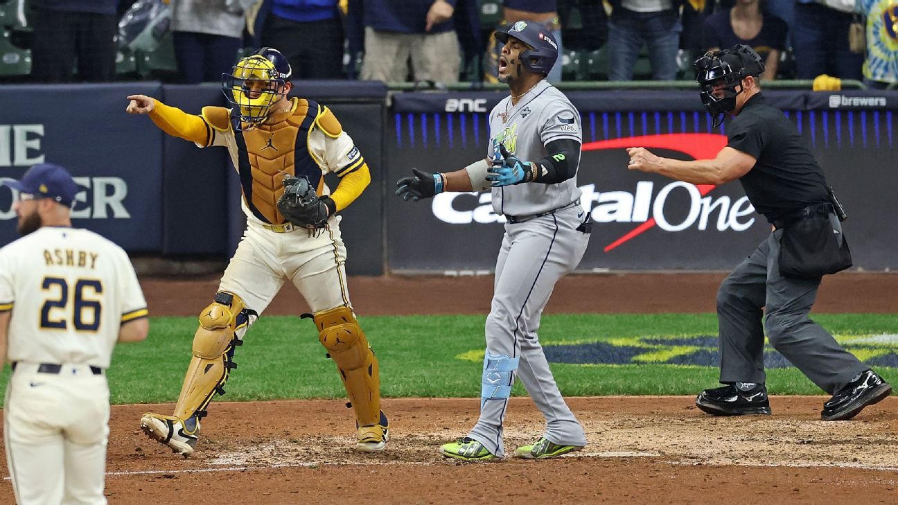 Atypical errors, dominant pens, offensive woes: What we've learned about Rays, Brewers so far