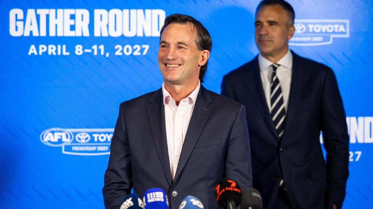 AFL releases fixture for 2027 Gather Round - ESPN