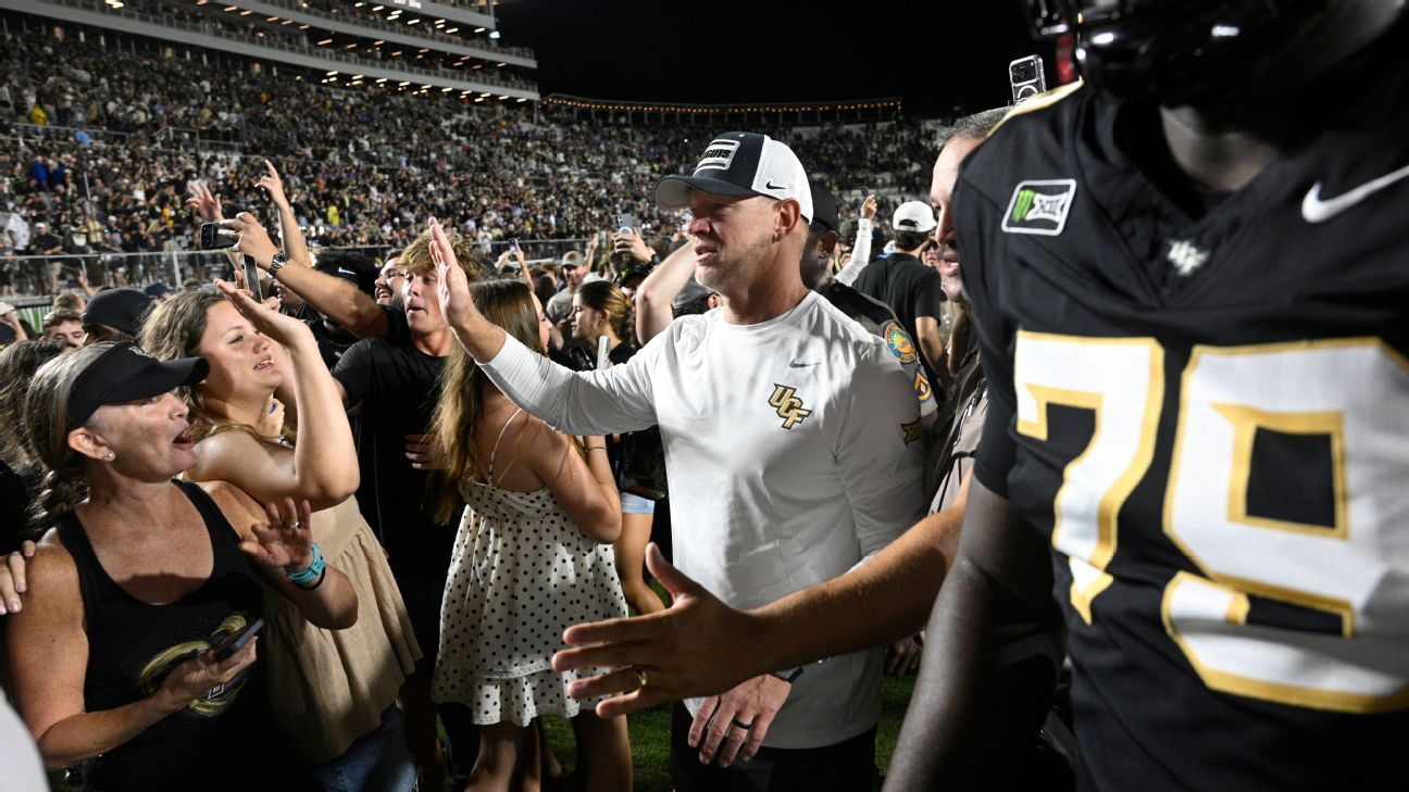 UCF coach Frost pushing 'same intensity' in wake of double OT win vs. BYU