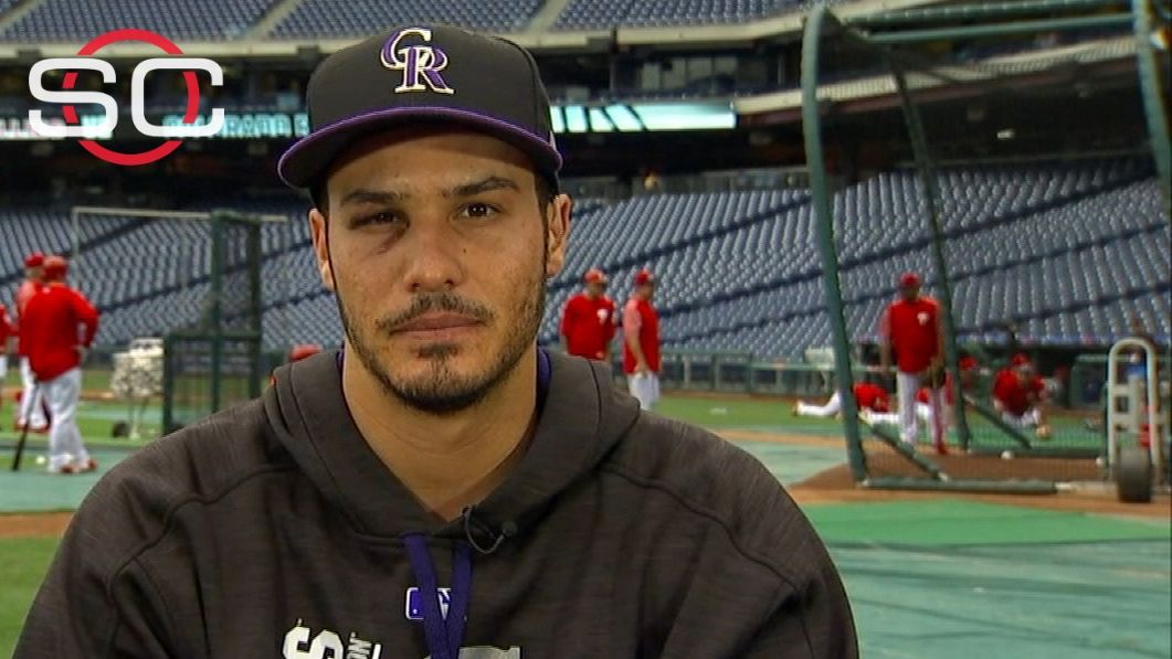 Chad bettis� wife kristina bettis Who does Nolan Arenado look up to? - ESPN Video