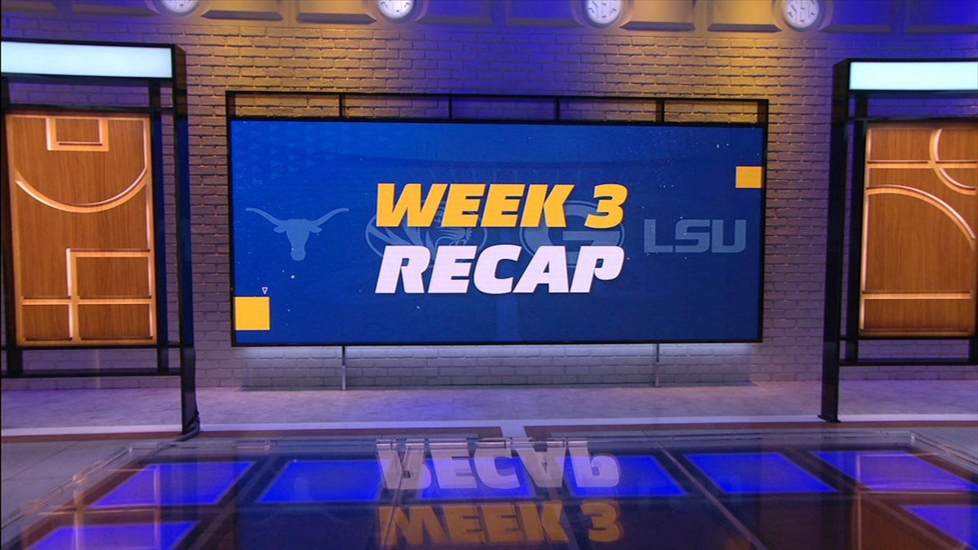 Week 3 Recap: SEC teams adapt and overcome - ESPN Video