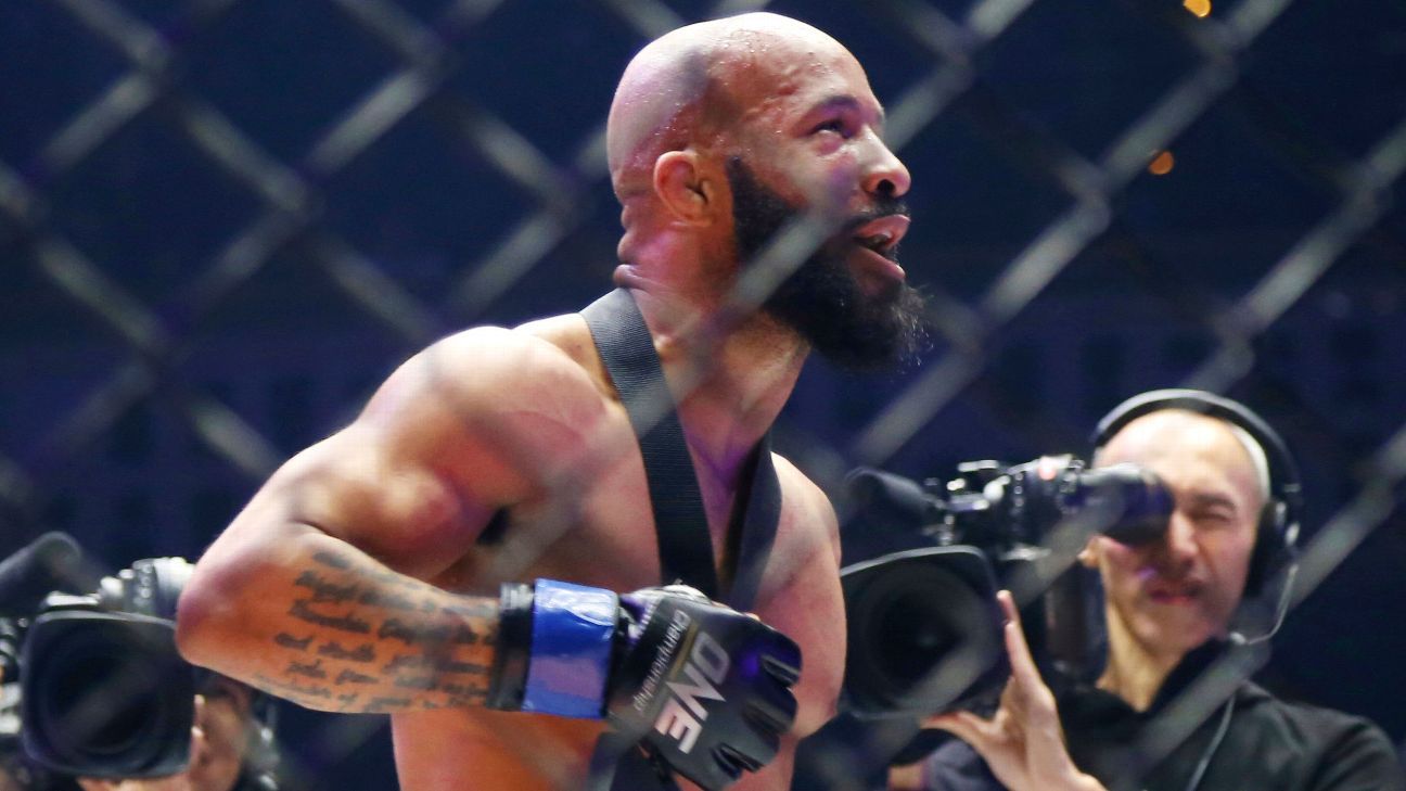 Demetrious Johnson was knocked out by Adriano Moraes in a title championship