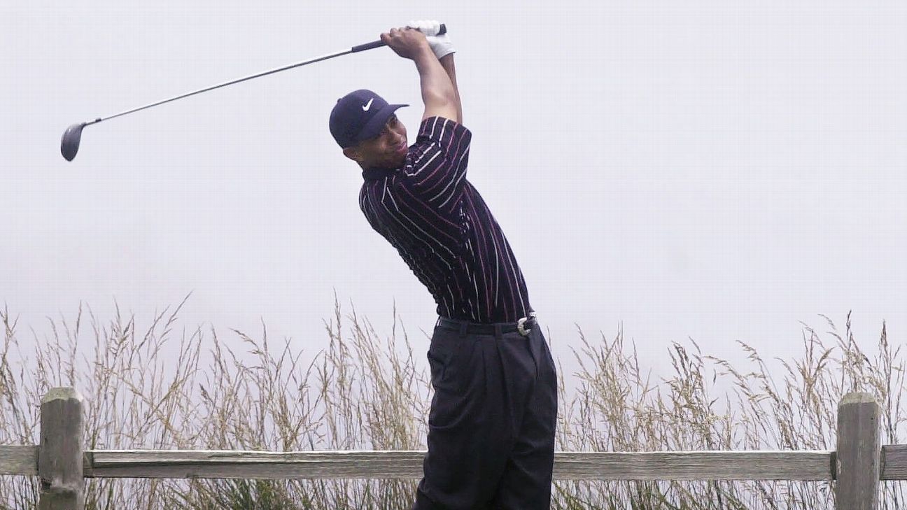 Perangkat besi yang digunakan Tiger Woods untuk memenangkan empat penjualan utama dengan rekor  juta