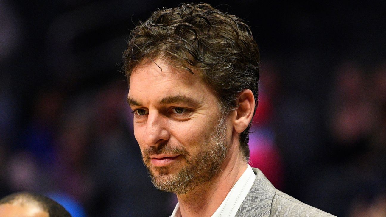 P. Gasol, 2-time NBA champion, officially retires