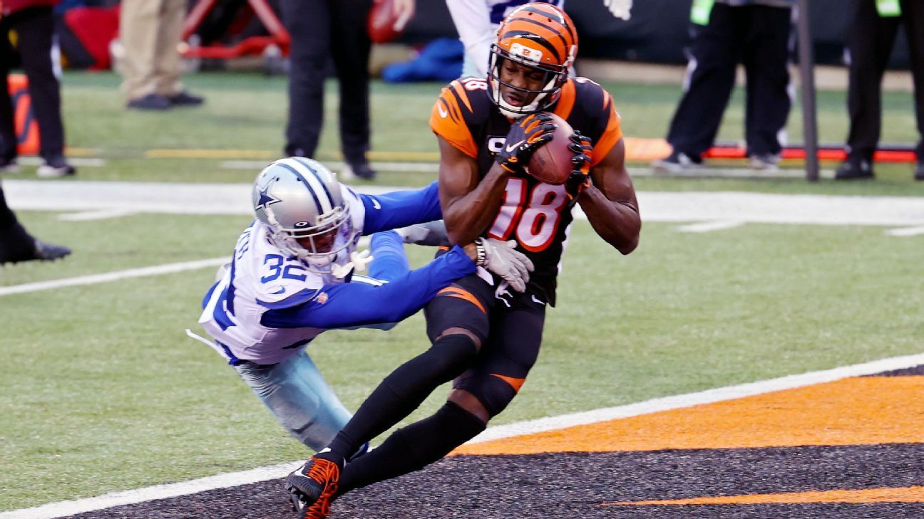 AJ Green, Arizona Cardinals, which concludes the 1-year agreement, says the source