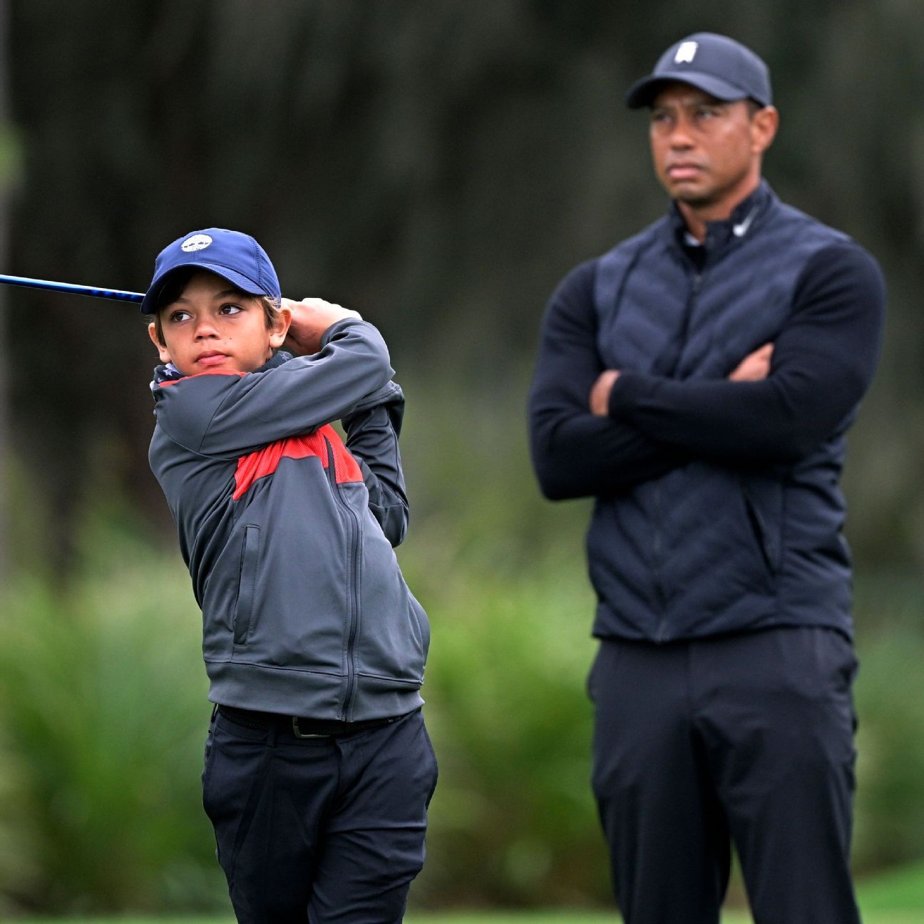 Padraig Harrington – Tiger Woods “is not the star” this week while playing with his son Charlie
