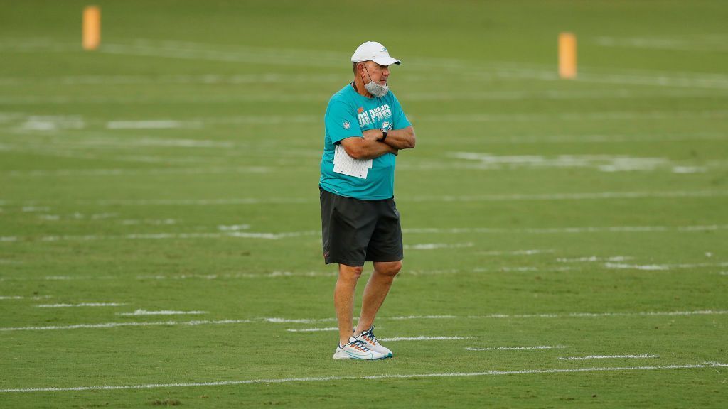 Chan Gailey meets as Coordinator of the Dolphins
