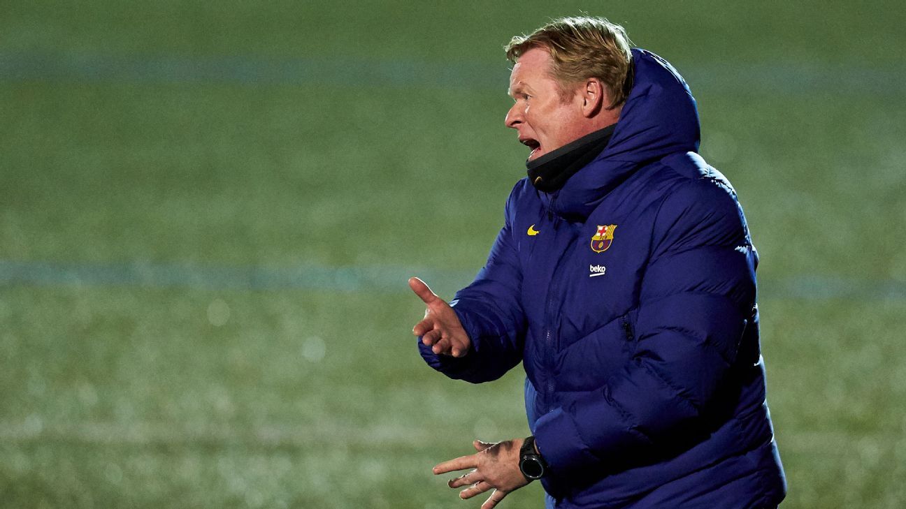Koeman advised that a Barcelona player could not fail the penalty