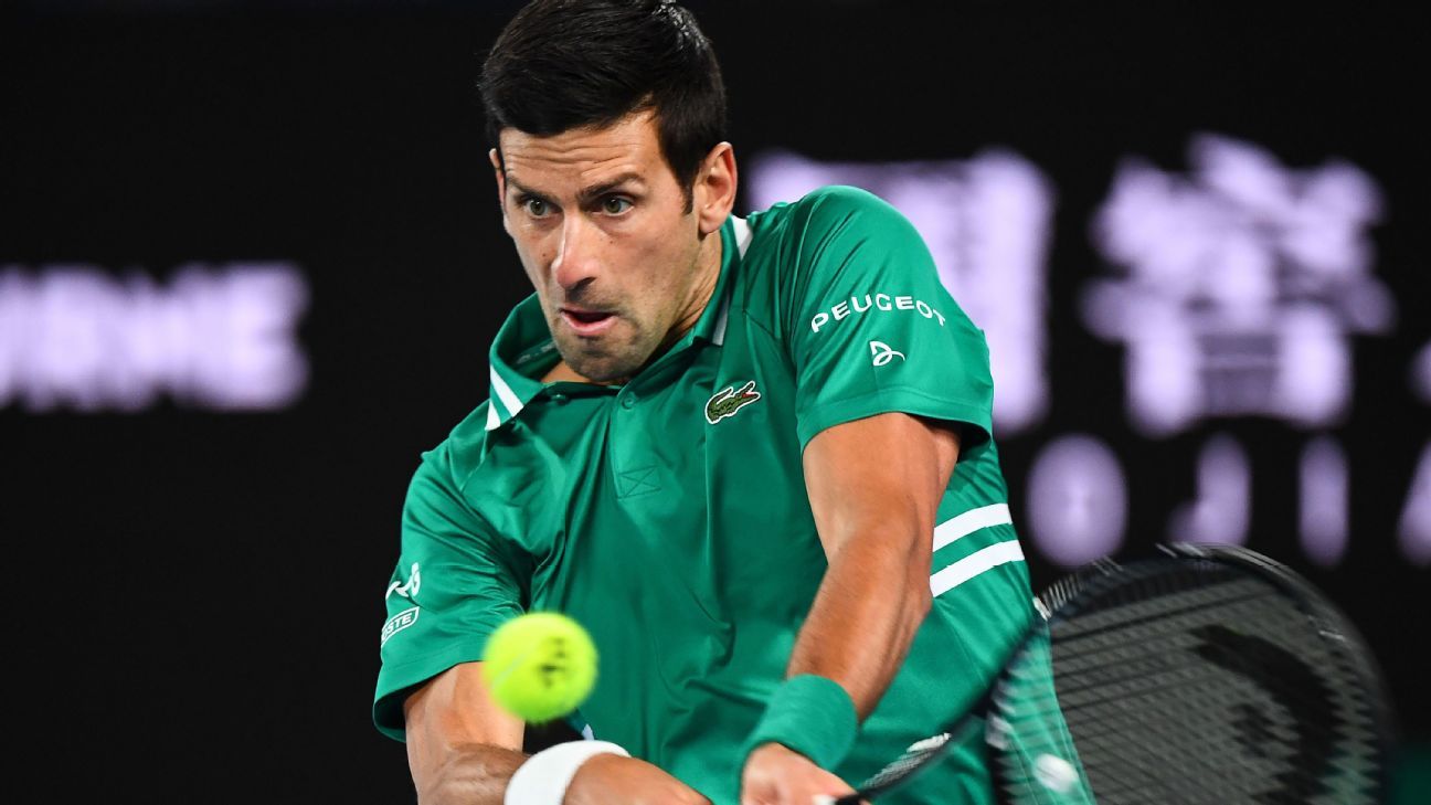 Novak Djokovic begins defense of the Australian Open title with another direct victory over Jeremy Chardy