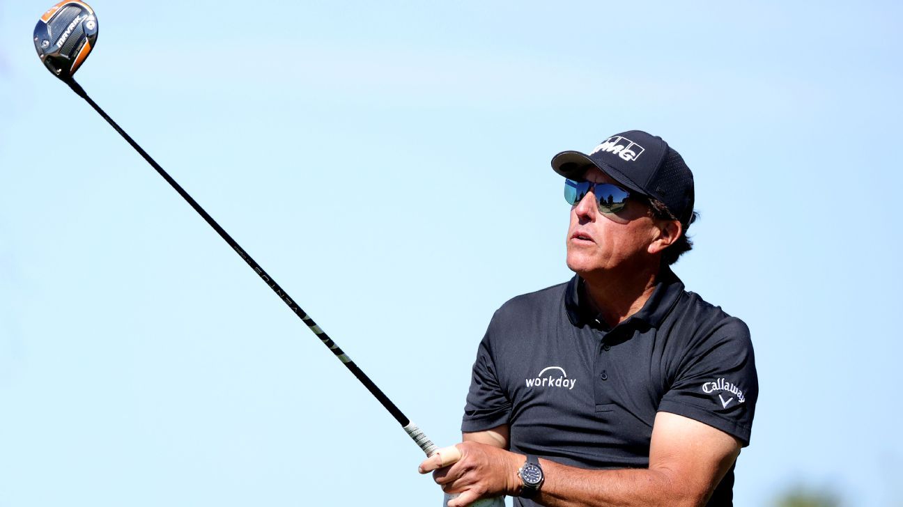 Mud Birdie has Phil Mickelson battling for third straight victory to open PGA Tour Champions career