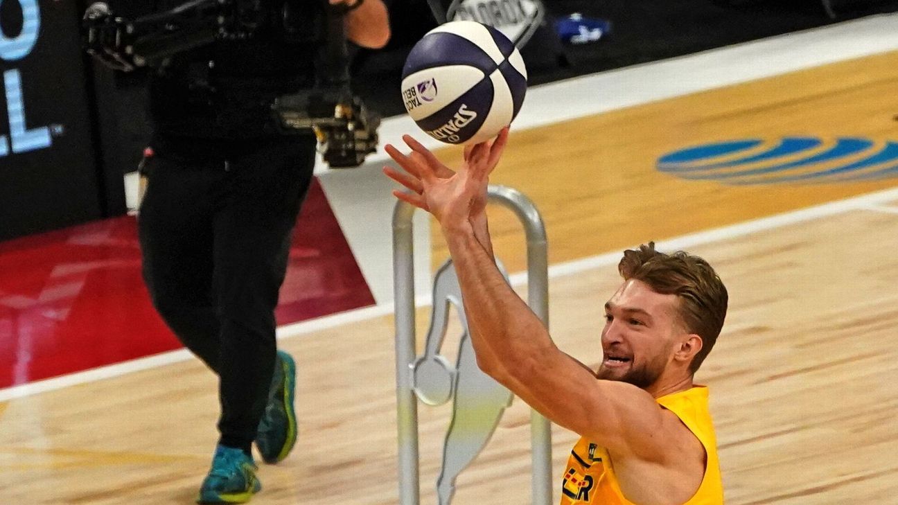 Lithuanian Domantas Sabonis wins the NBA All-Star Game Skills Challenge