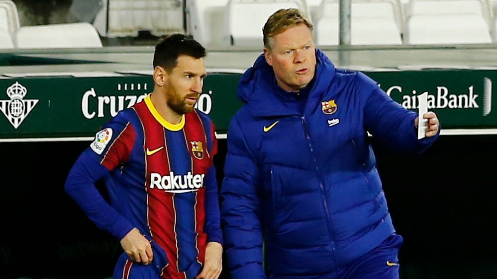 Koeman surrenders to Messi and demands measures on the possibility of winning La Liga