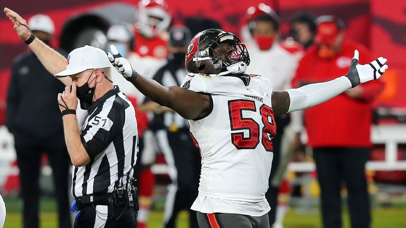 Tampa Bay Buccaneers settle $ 1.372 million lawsuit with Shaq Barrett, source