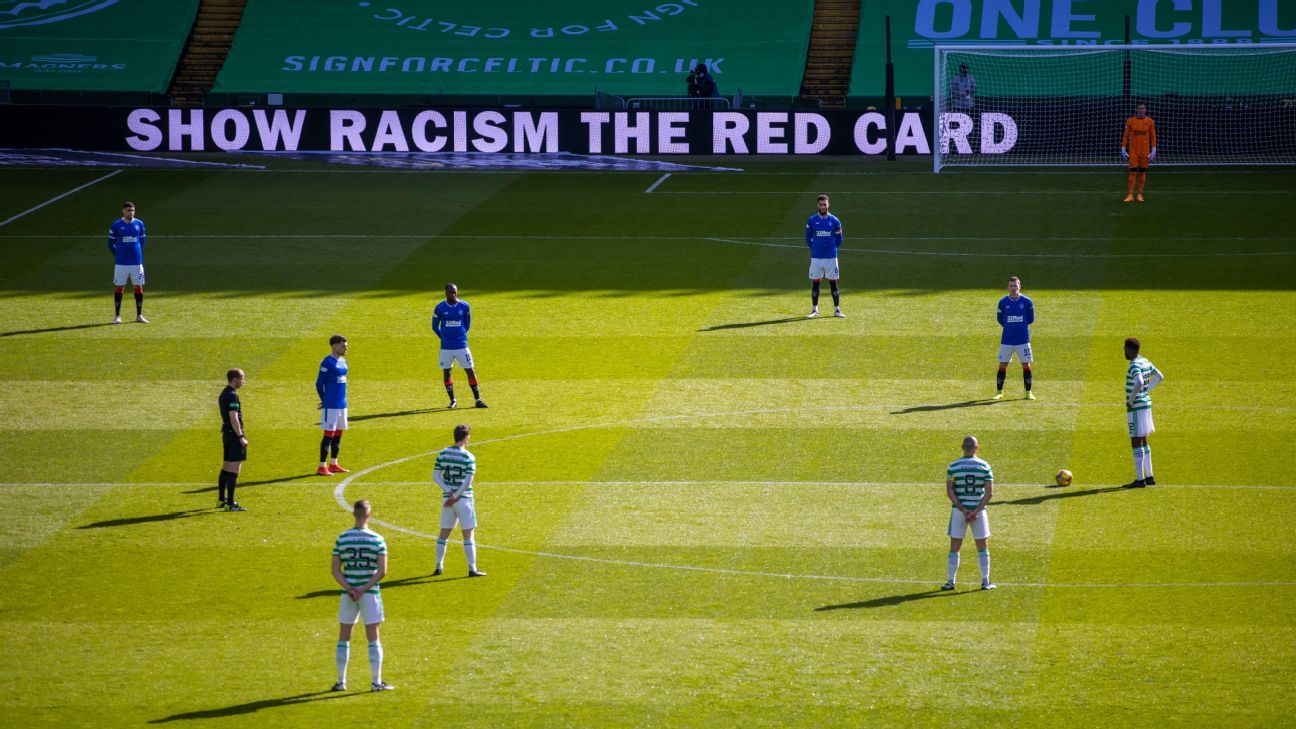 Rangers, Celtic reject taking knee before Old Derm derby