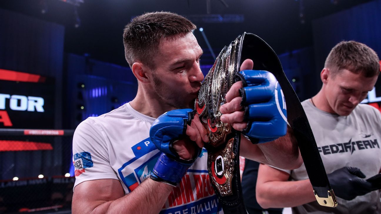 Vadim Nemkov defends Bellator’s light heavyweight title, booking ticket to semi-finals