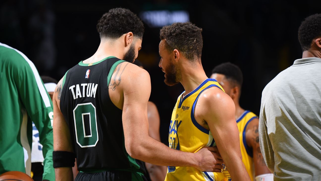 Boston Celtics star Jayson Tatum scores 44, earning Stephen Curry’s respect after duel