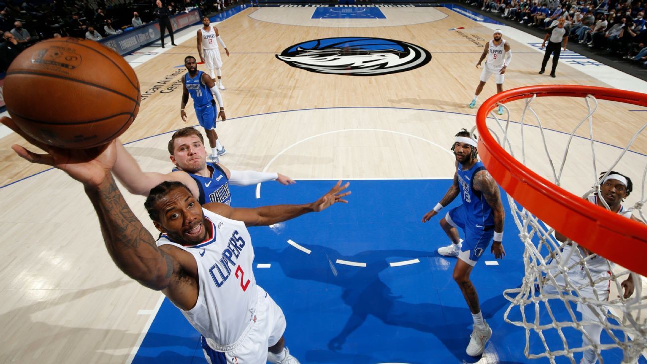Vòng loại trực tiếp NBA năm 2021 – Năm ghi chú lớn như Clippers Force Game 7 vs Mavericks