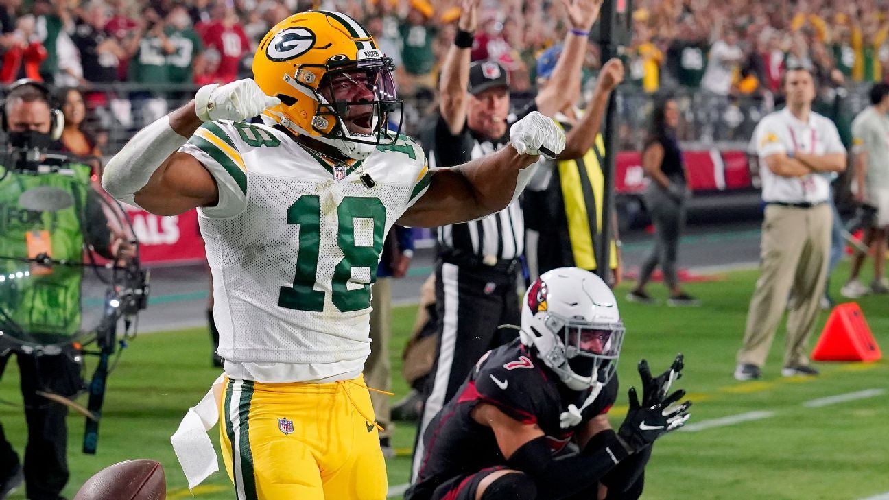 Green Bay Packers expected to have healthy Randall Cobb; statuses of Marquez Valdes-Scantling, David Bakhtiari less promising