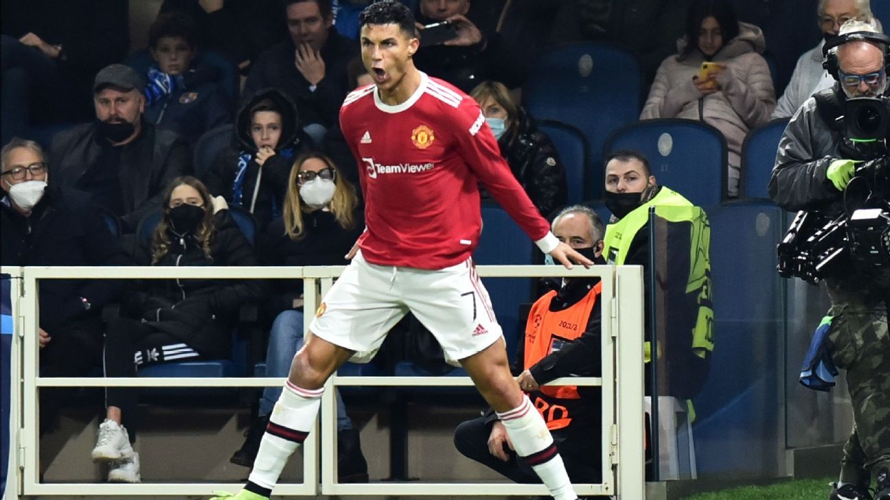 Ronaldo decides with goals in stoppages, and Manchester United draws with  Atalanta