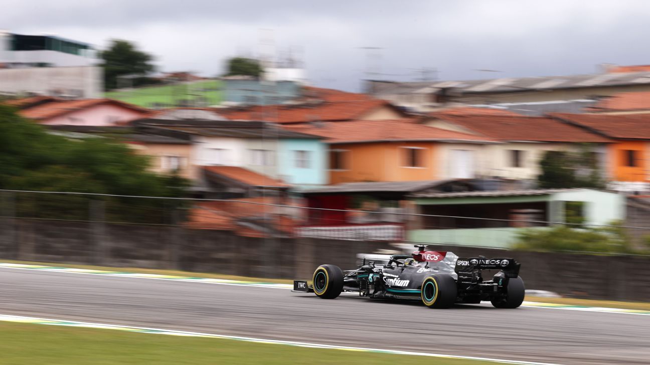 Lewis Hamilton tercepat di latihan pertama di Brasil