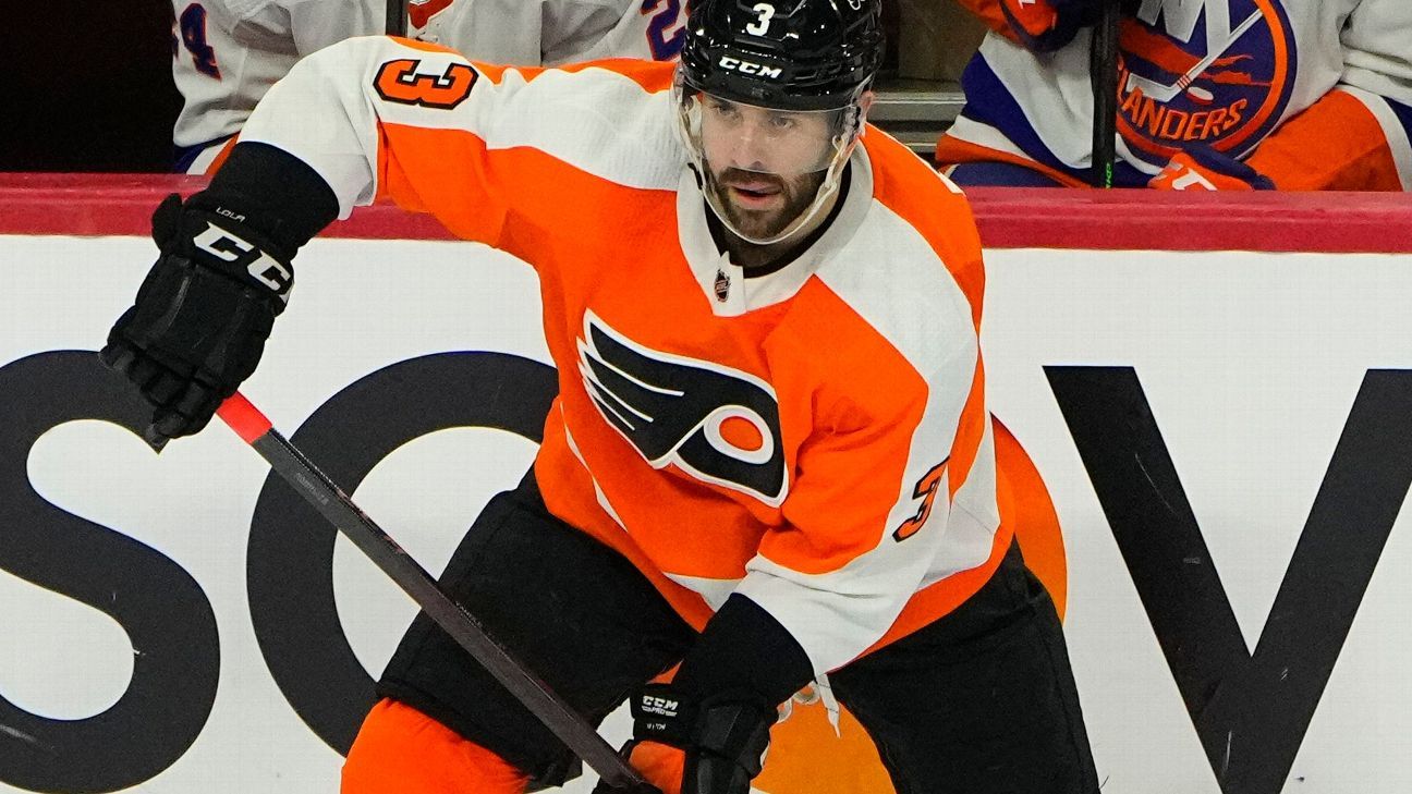 Pertahanan Philadelphia Flyers Keith Yandle, 35, mengikat rekor NHL untuk game berturut-turut di 964