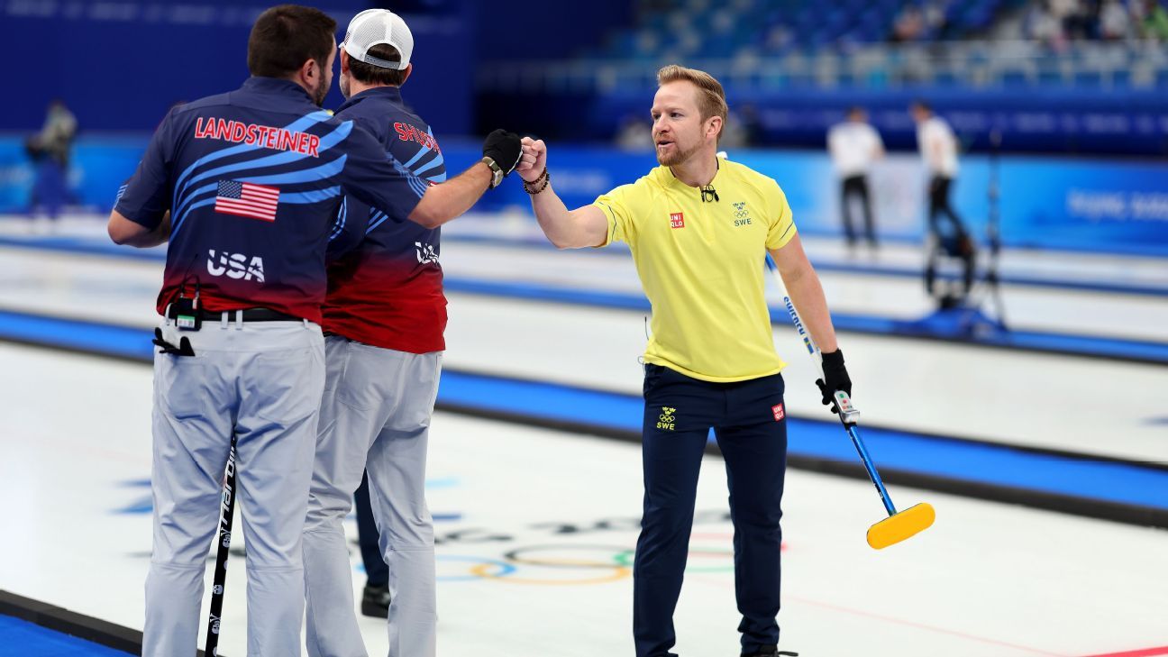 Sweden beats U.S. men in Olympic curling gold medal rematch