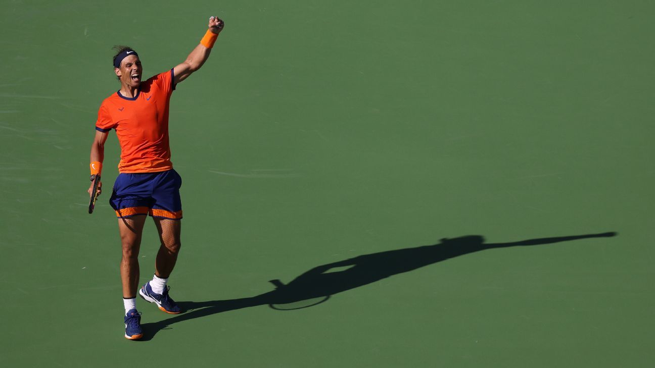 Rafael Nadal beats Reilly Opelka in Indian Wells, now 18-0 to start ATP season