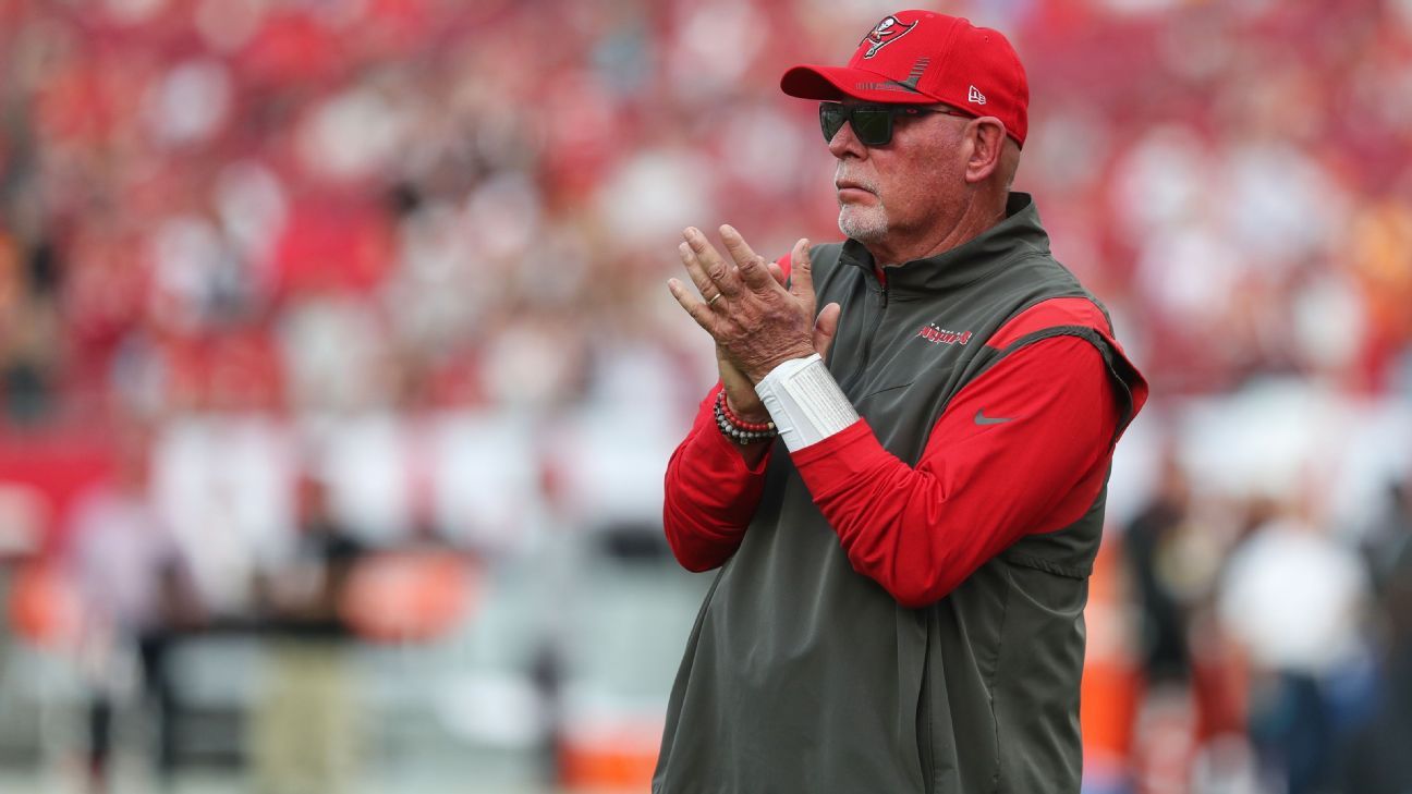 Bruce Arians retiring as coach of Tampa Bay Buccaneers, will move into front-office role