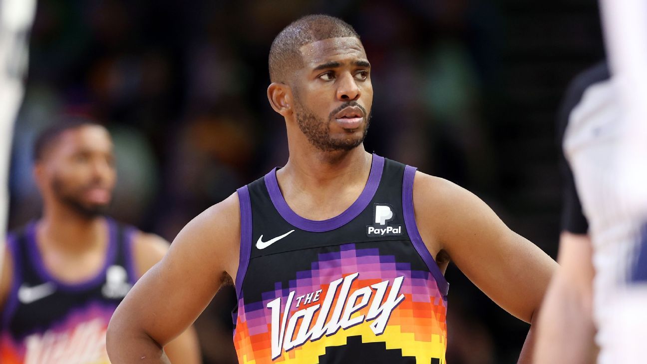 CP3 (heel) sits out as Suns cautious with vet PG