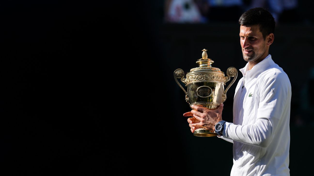 Novak Djokovic’s 10-month tennis odyssey ends with his 21st career Grand Slam at Wimbledon