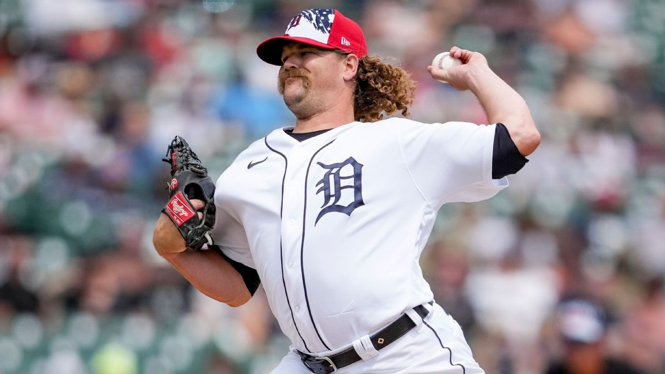 <div>Unvaccinated Chafin misses Tigers' trip to Toronto</div>