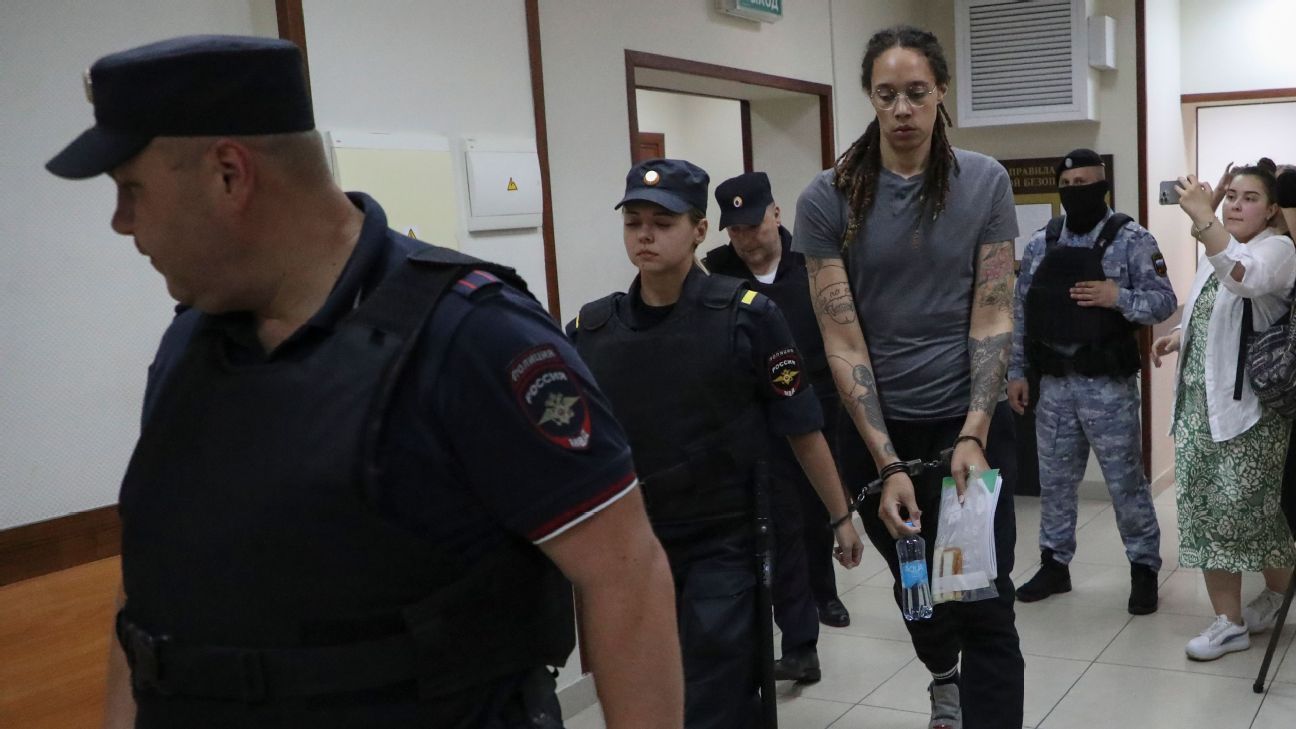 Brittney Griner sentenced to nine years in Russian prison