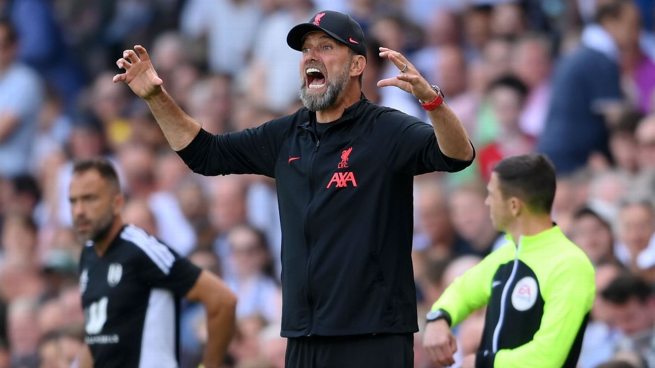 Klopp ’12 dari 10′ frustrasi setelah hasil imbang Fulham