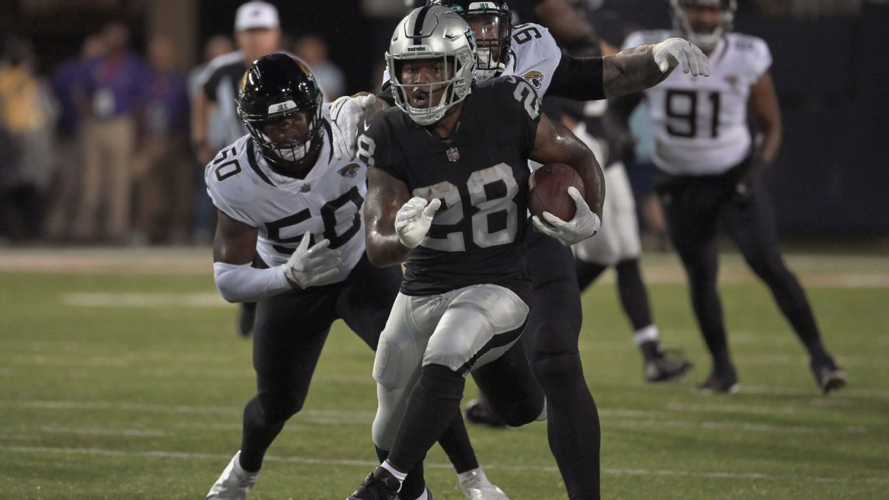 Raiders running backs the ‘heartbeat’ of the new regime’s offense – NFL Nation