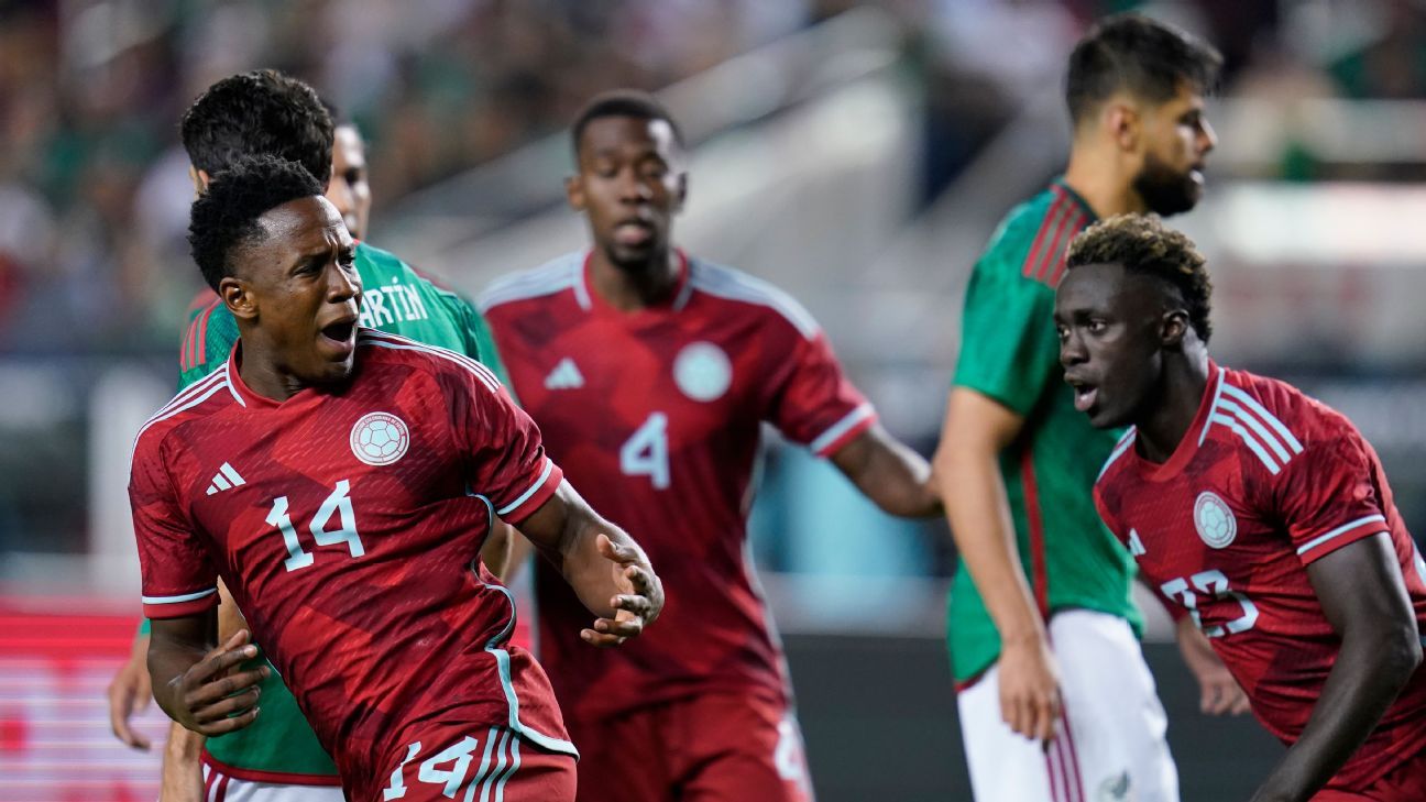Sinisterra salva a Colombia contra México y Lorenzo termina invicto en su debut