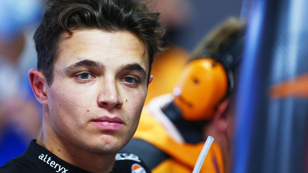 Lando Norris accuses Max Verstappen of trying to block him in qualifying near miss