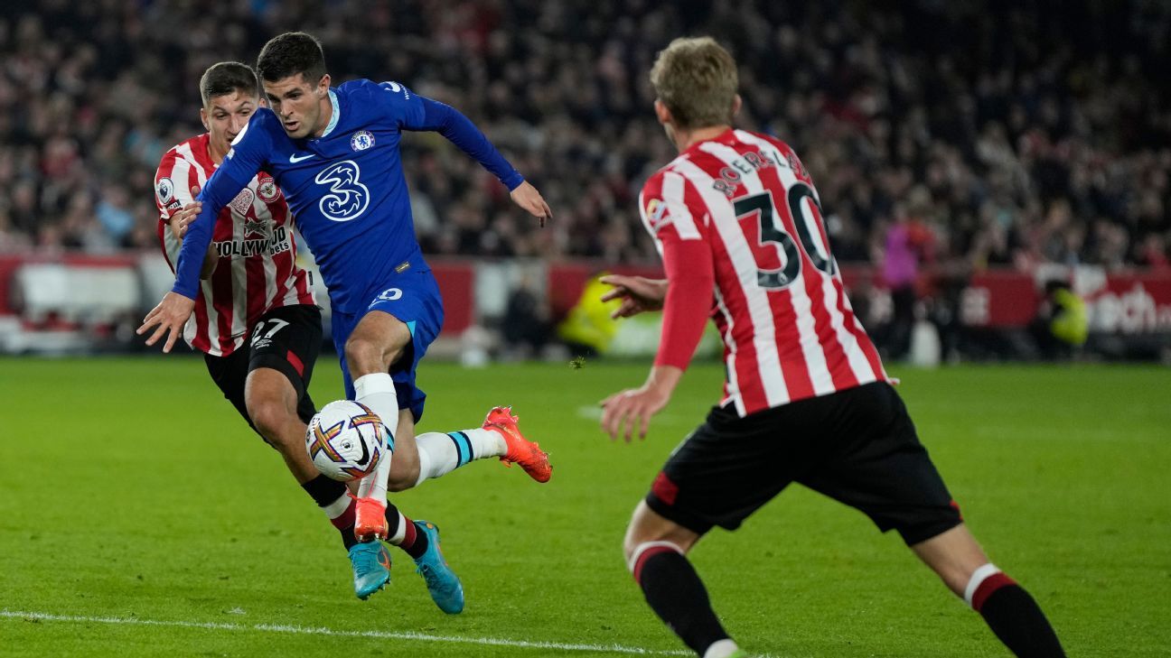 Pulisic gave Chelsea a spark in flat draw at Brentford