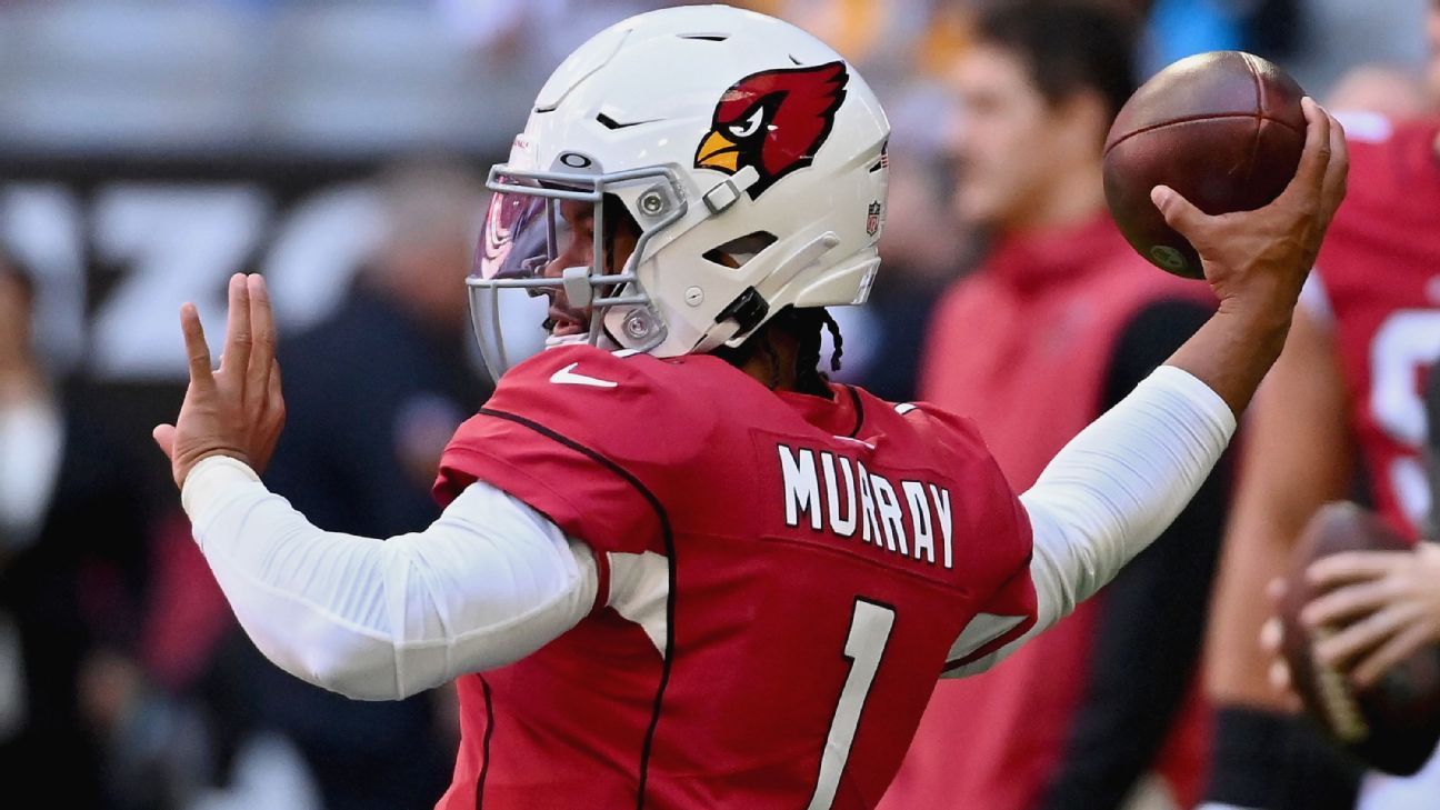 Kyler Murray maakt zijn eerste start voor de Cardinals in elf maanden