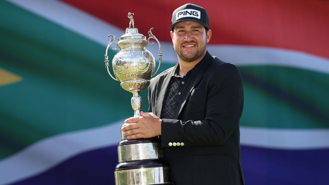 Thriston Lawrence hangs on to win South African Open