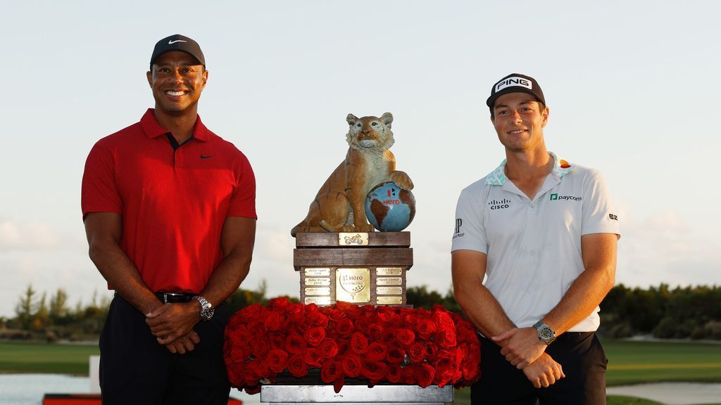 Viktor Hovland joins Tiger Woods as repeat World Challenge winners