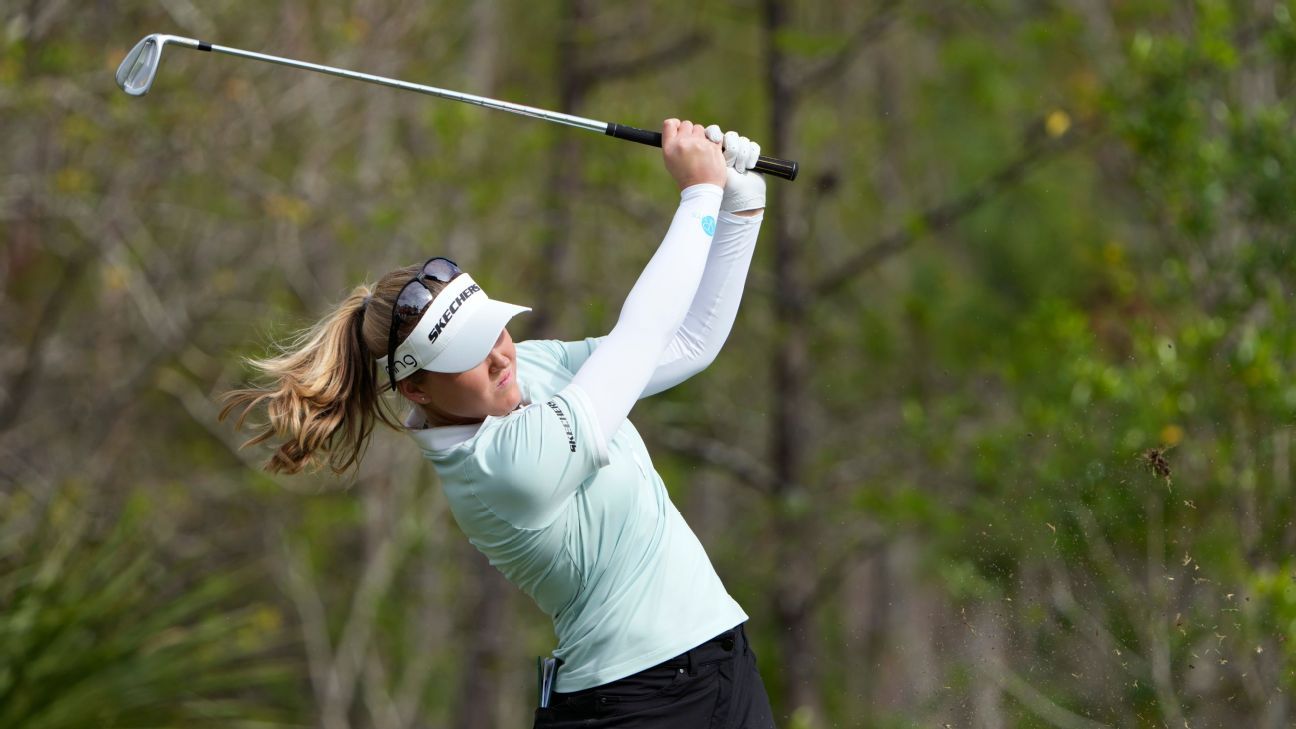 Brooke Henderson slips, still leads by 3 in LPGA season opener