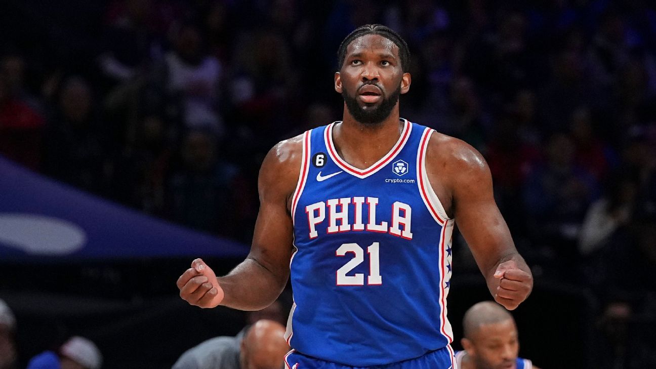 Embiid sidelined vs. Heat due to sore left foot